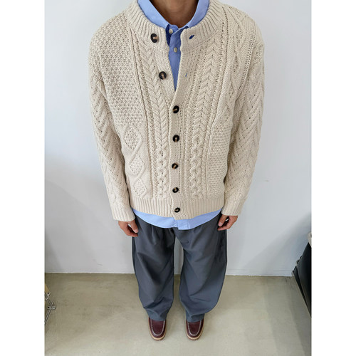 老钱风慵懒感cleanfit毛衣开衫