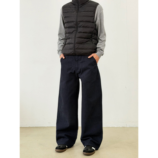 男直筒宽松显瘦百搭休闲裤 裤 复古水洗全棉vintage工装 BurnBro美式