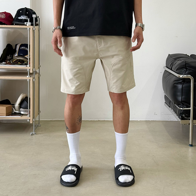 BurnBro户外速干运动短裤男轻薄弹力登山裤宽松百搭休闲五分裤子,男装,短裤,淘宝优惠券,粉丝福利购,淘宝优惠卷