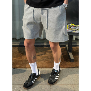 卫裤 BurnBro懒人神裤 男女休闲五分裤 简约休闲宽松运动短裤 潮 夏季
