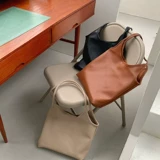 Вместительная и большая сумка через плечо, однотонная сумка на одно плечо, в корейском стиле, 2020, городской стиль
