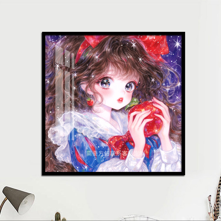 Q版美少女卡通女孩钻石画