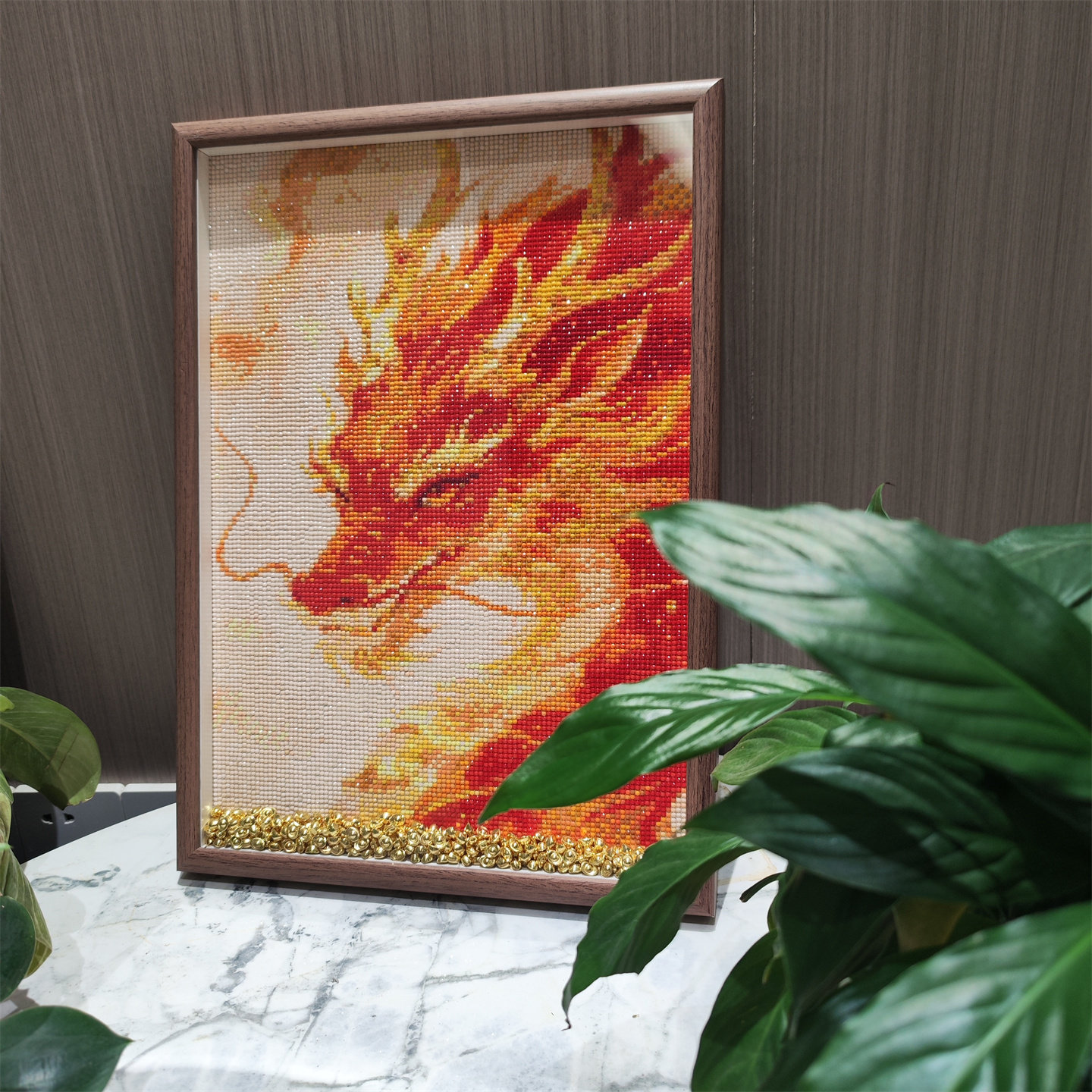 中国龙【送画框】卡通钻石画2026新款手工钻石绣客厅高颜值挂墙画