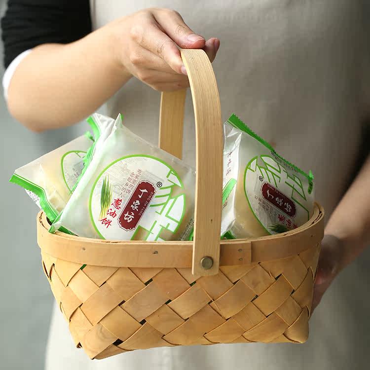 湖南传统手工葱油饼老式中秋酥皮饼正宗醴陵特产丁家坊华瑞苏式饼