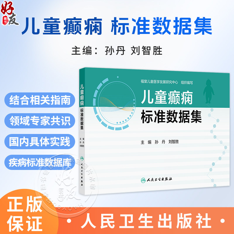 儿童癫痫标准数据集 孙丹 刘智胜 主编 标准数据集 数据字典版 人口学信息 就诊信息等 参考书 西医 儿科学 人民卫生出版社