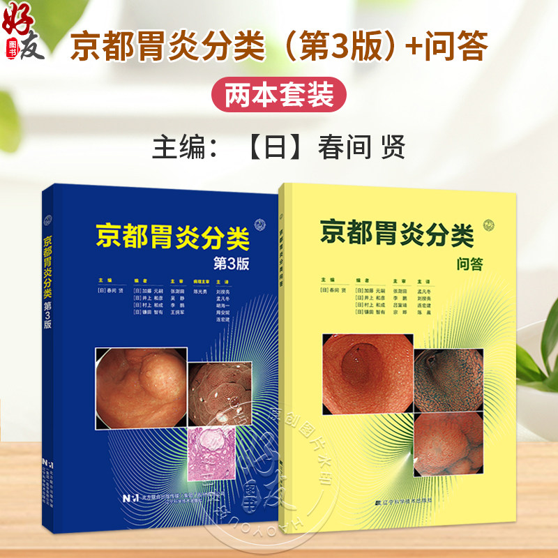 京都胃炎分类问答+京都胃炎分类第3版胃炎内镜诊断治疗技术 慢性胃炎胃癌风险内镜诊断与分类表现 胃镜书籍内镜医师用书