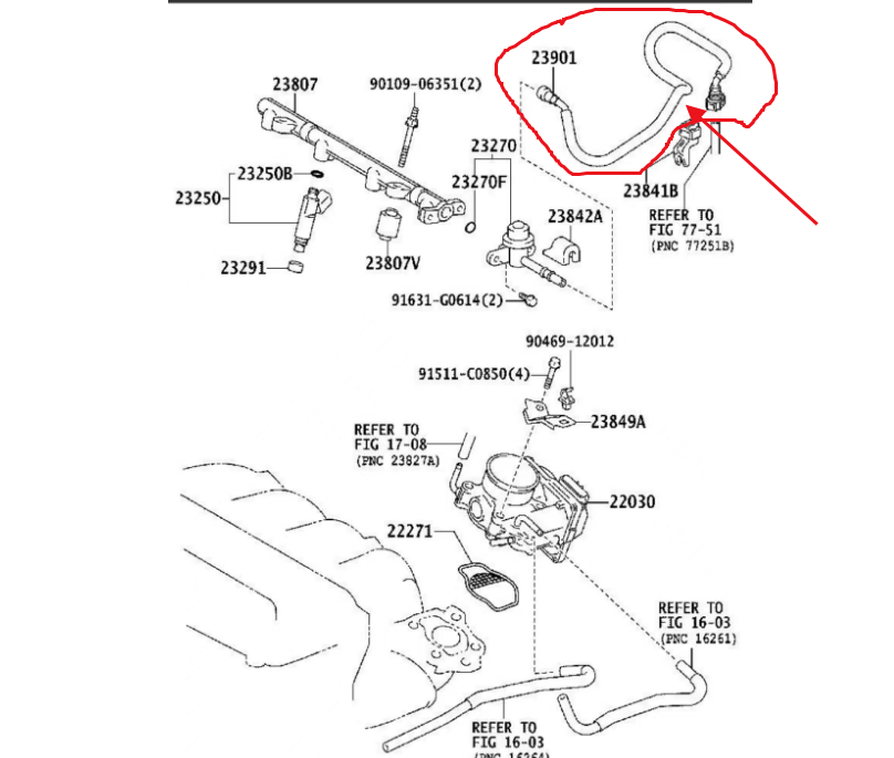 适用于丰田RAV4 荣放汽油管 喷油嘴连接管 喷油器胶管供油汽油管,汽车零部件/养护/美容/维保,燃油箱油管,淘宝优惠券,粉丝福利购,淘宝优惠卷