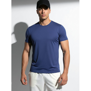 户外运动休闲上衣圆领跑步训练服速干短袖 MCPW 健身透气T恤男夏季