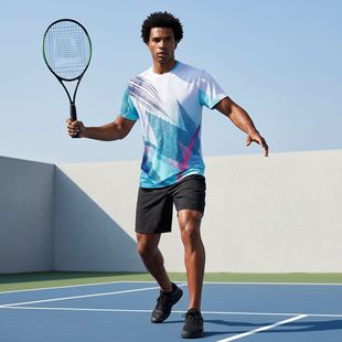 透气户外休闲运动t恤乒乓球网球服装 夏季 速干羽毛球服男短袖 MCPW