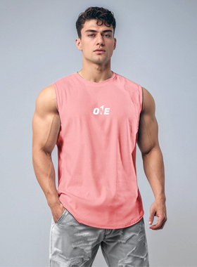 MCPW 圆领健身背心男无袖运动t恤跑步训练坎肩休闲上衣220913D