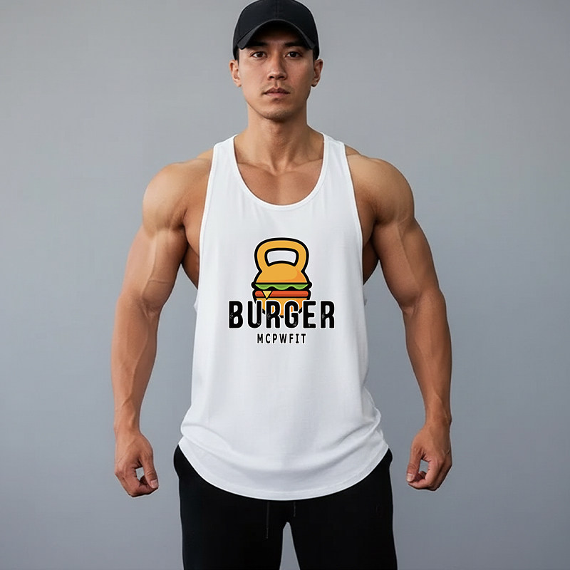 MCPW 工字速干健身背心男无袖运动T恤快干训练服肌肉上衣211204F,运动服/休闲服装,健身衣,淘宝优惠券,粉丝福利购,淘宝优惠卷