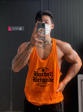 MCPW 吸汗健身背心男透气夏季棉质宽松工字运动训练上衣231215C