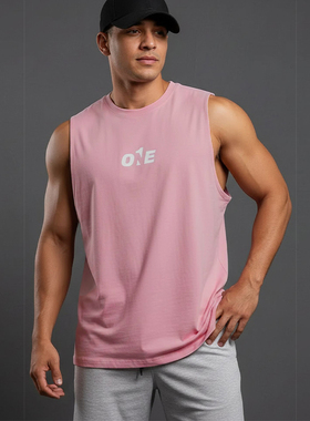 MCPW 健身背心男简约圆领夏季坎肩无袖运动t恤上衣训练服220913D