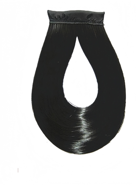 刘海U型黑色高温丝古装民国汉服写真影楼复古清宫舞台戏剧假发