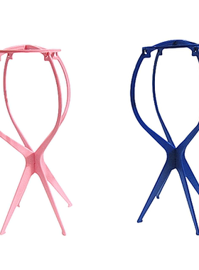 假发支架加厚PVC模型架全头套古装进口舞台戏剧发套帽子简易架子