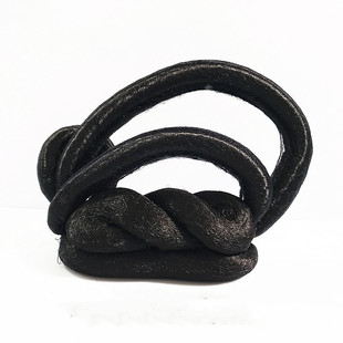 飞天造型发髻黑色汉服舞台戏剧古装假发唐装发饰影楼花旦侍女发包