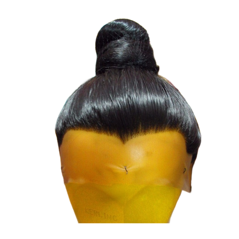 全手勾古装道士发黑色影楼舞台戏剧汉服造型cos写真全手织假发