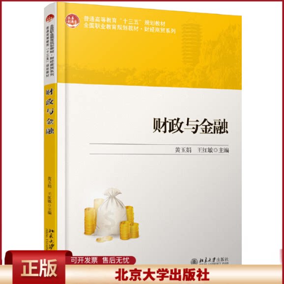 正版 财政与金融 黄玉娟，王红敏 北京大学出版社 9787301303504