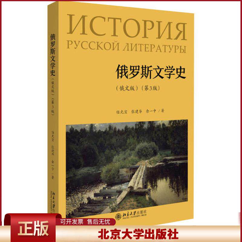 俄罗斯文学史（俄文版）（第3版）适用于我国高校俄语语言文学专业的大学生和研究生 北京大学出版社 正版书籍