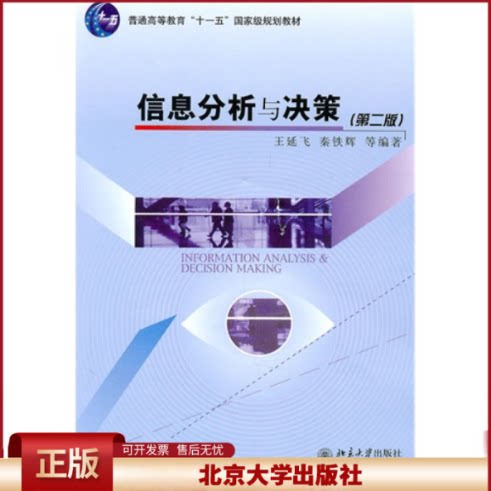 正版 信息分析与决策(第2版) 王延飞 北京大学出版社 9787301179468