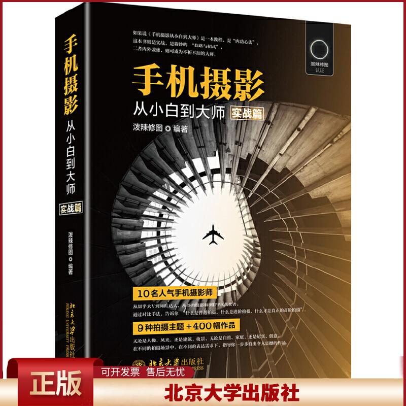正版 实战篇-手机摄影从小白到大师 泼辣修图 北京大学 9787301307199