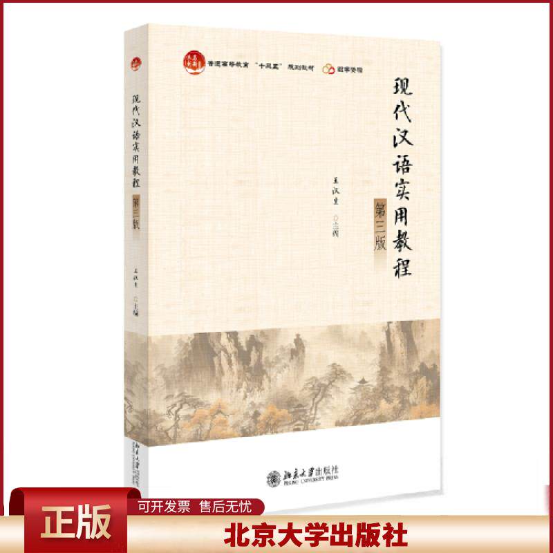 正版 现代汉语实用教程(第三版) 王汉生 北京大学出版社 9787301339978