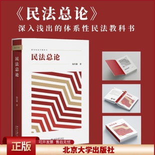 民法总论 杨代雄 新坐标法学教科书 民法概念论体系论 民法知识原理 民法方法论 民法教科书北京大学出版9787301334201