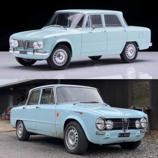 阿尔法RomeoGiuliaTI1964车模