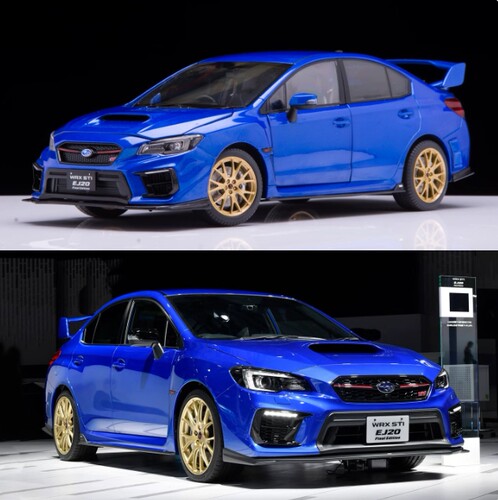 118斯巴鲁WRXSTIEJ20VA车模