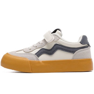 回力官方旗舰店女童板鞋2025春季新款软底休闲鞋魔术贴儿童运动鞋