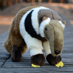 仿真食蚁兽动物玩偶模型标本级手办毛绒公仔儿童礼物科教玩具礼品