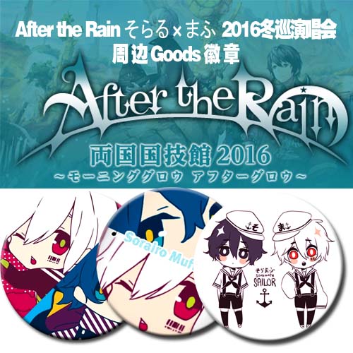 AftertheRain徽章冬巡演唱会