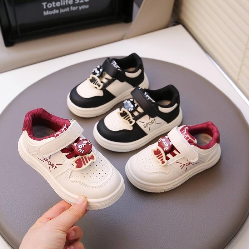 儿童运动鞋2025春秋新款女童鞋子时尚板鞋男童小童小白鞋宝宝软底