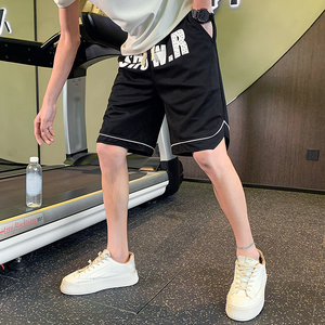 夏季新款社会小伙男生运动裤 男士短裤潮流大裤衩1003-1A35P48,男装休闲裤,星座1003-1