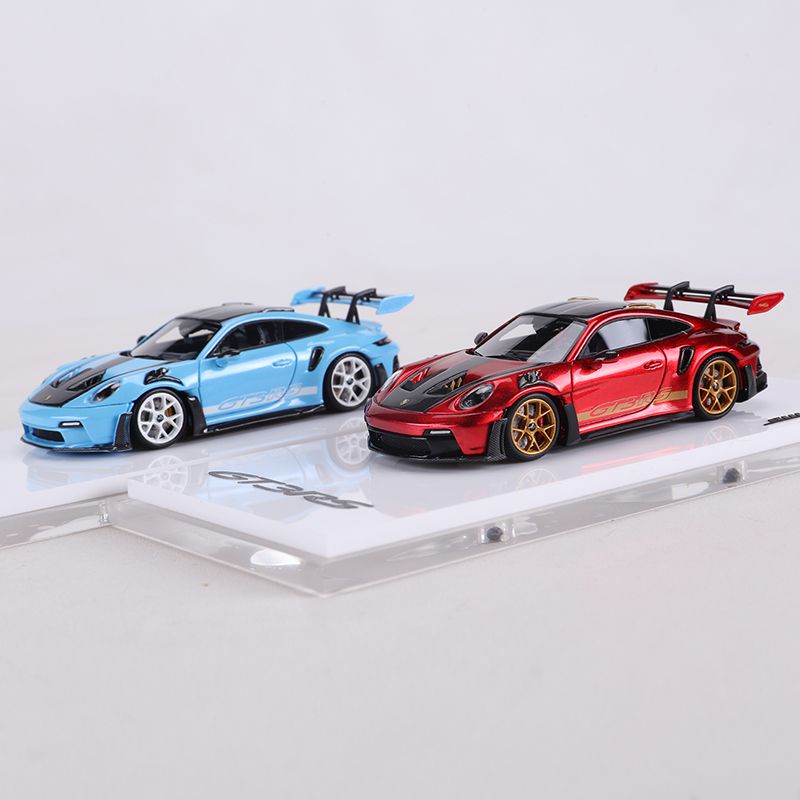 SUHE 1:64保时捷911GT3 RS 树脂汽车模型收藏