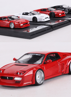 Star Model 1:64法拉利Testarossa特斯塔罗萨LB宽体改装合金车模