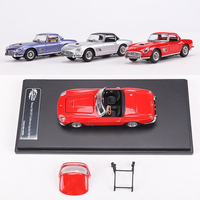 KING MODEL 1:64 250GT SWB 加州敞篷开盖版合金汽车模型