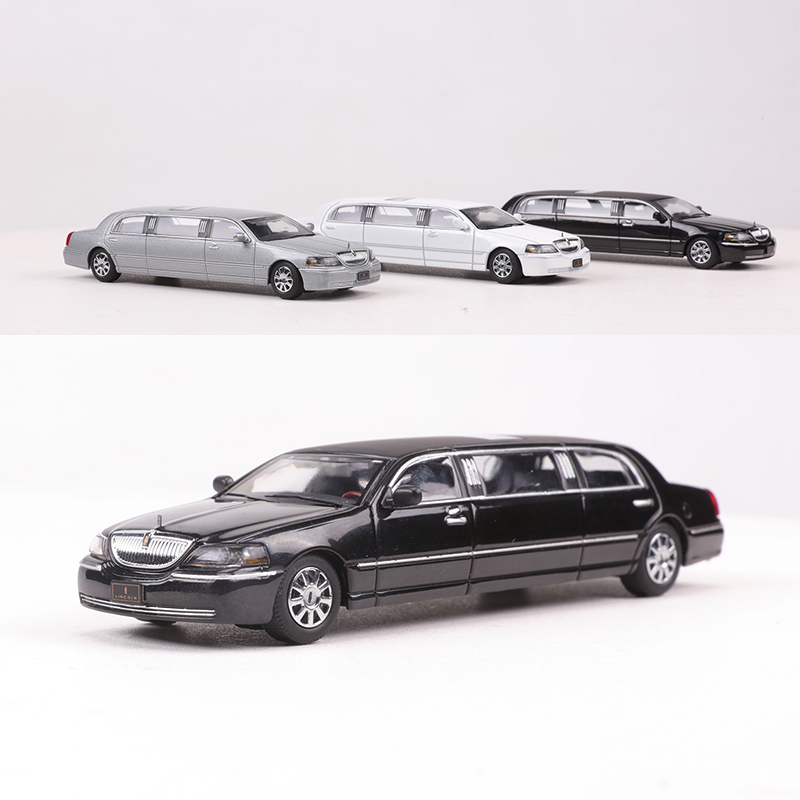 GCD 林肯加长版 Lincoln 合金车1:64小比例仿真汽车模型收藏摆件