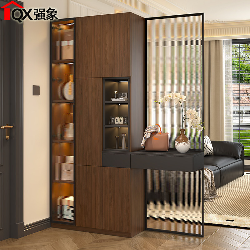 入户屏风隔断一体柜进门玄关鞋柜门厅柜柜子家用长虹玻璃遮挡W60,住宅家具,门厅/玄关柜/玄关架,淘宝优惠券,粉丝福利购,淘宝优惠卷
