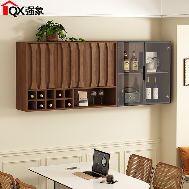 厨房吊柜墙壁柜客厅酒柜墙上储物柜中古风壁挂式储物柜置物架DG5,住宅家具,吊柜/壁柜,淘宝优惠券,粉丝福利购,淘宝优惠卷