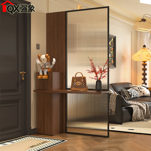 入户玄关柜一体隔断柜屏风柜