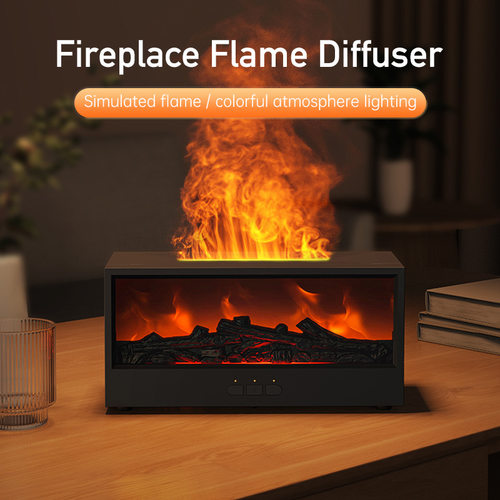 New simulation 3D fireplace flame desktop fragrance machine