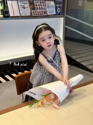 IDOLNiNi 女童2025年夏季新款纯棉连衣裙