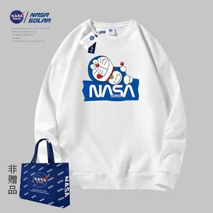 卫衣卡通印花情侣重磅透气圆领长袖 NASA 新款 秋冬季 潮 SOLAR联名款