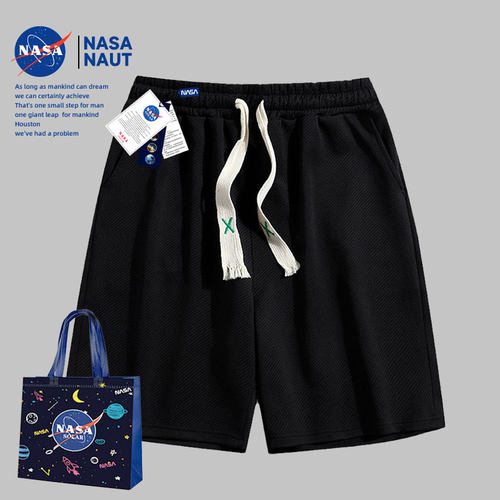 NASA联名户外运动美式短裤休闲