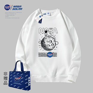 SOLAR联名款 长袖 2025秋季 卡通动漫印花男女同款 T恤卫衣 新款 NASA