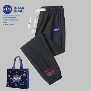 潮牌束脚宽松高街休闲运动情侣卫裤 2025年新款 SOLAR联名款 NASA