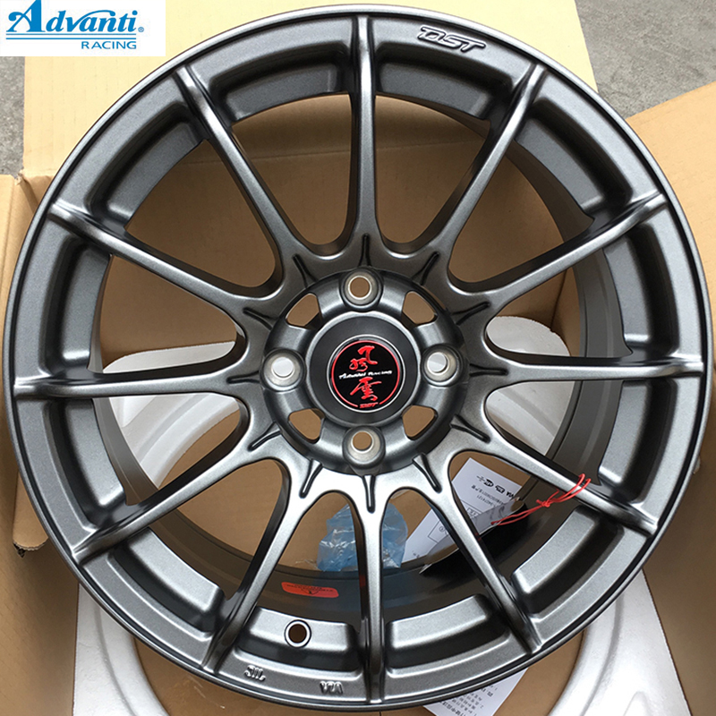 DST 本田飞度专用 POLO专用 15x7J 白色 灰色雅泛迪铝合金轻量化轮毂 适用于本田飞度  原车胎直上