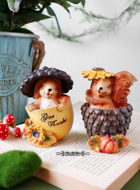 田园风美式乡村森林系婚礼工艺品