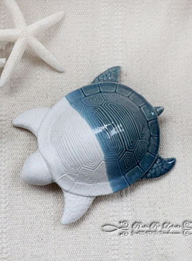 地中海风仿真样板房鱼缸装饰摆件